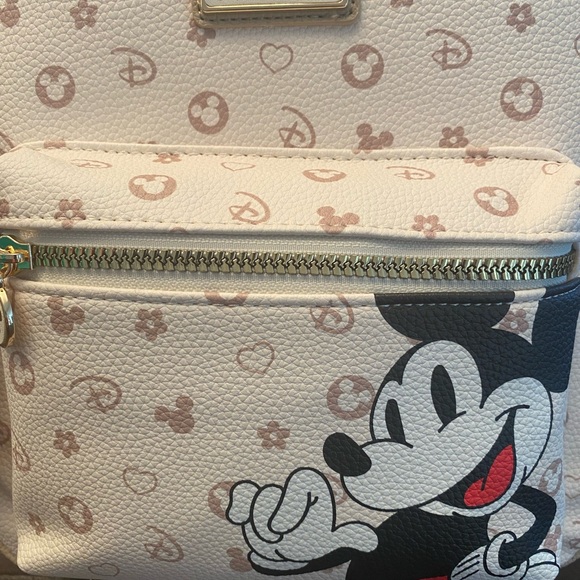 Primark Disney Mickey Mouse Faux Leather Backpack (small) - NEW - Picture 4 of 13